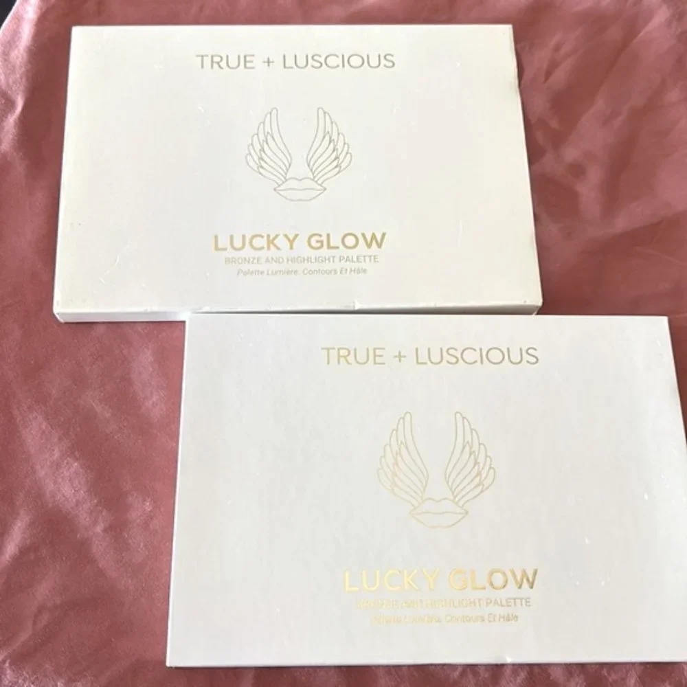 True +  Luscious  Lucky Glow  Bronzer + Highlighter Palette- NEW NIB